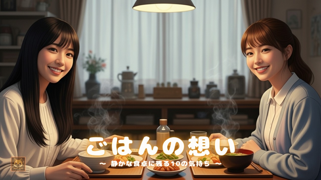 ごはんの想い 🍽｜静かな食卓に残る10の気持ち｜Wo48