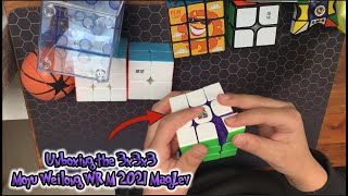Moyu Weilong WR M 2021 MagLev | Unboxing my new superfast 3x3x3 Rubiks cube | #rubikscube
