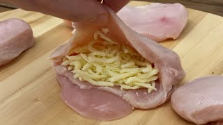 صدور الدجاج بحشوة موزاريلا (الحلقة ٢٠) Chicken breasts with Mozzarella