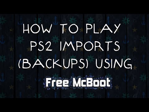 Come giocare PS2 Importazioni (backup) Utilizzo di ESR e Free McBoot 1.95
