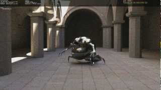 Real-time photorealistic rendering: Sponza in HD (720p)