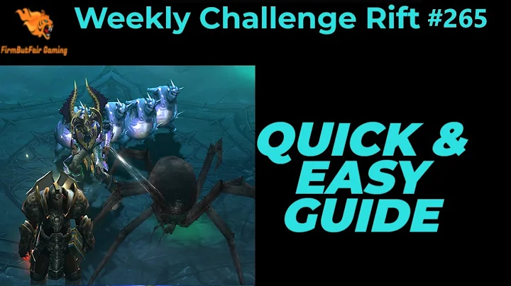 Diablo 3: NA Challenge Rift #265 - Quick & Easy Guide - Maps & Everything you need for a quick time!