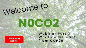 What do we want from COP26? Webinar part 3