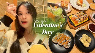 a vlog | how i spend valentine’s day and the day before! (ft. a friend) 💋🍒