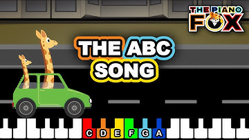 The ABC Song - Fun Educational Music Video for Kids - The Piano Fox