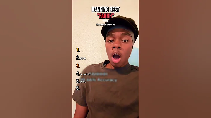 Ranking Best "FAHHH"