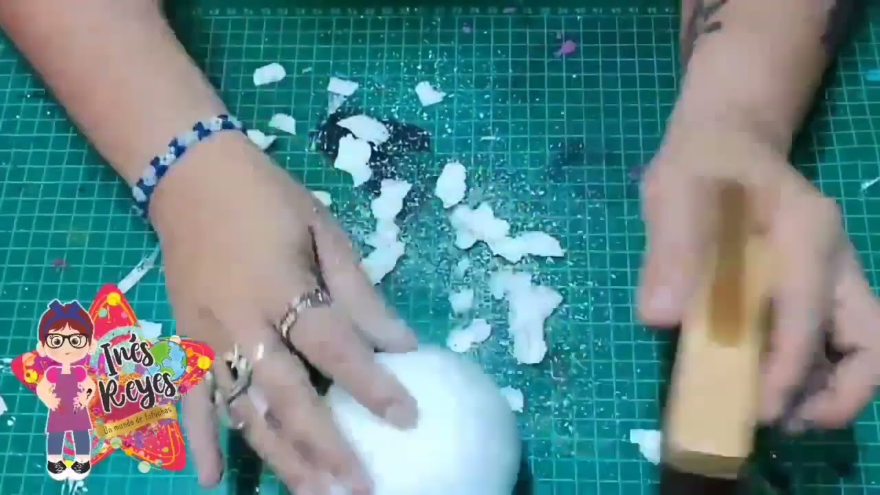 Tallado y pulido carita para fofuchos.