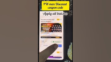 PW Discount coupon code ||Gate 2027 aspirants batch#physicswallah #couponcode #gate #gate2027 #pw