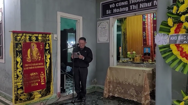 VÔ CÙNG THƯƠNG TIẾC BÀ HOÀNG THỊ NHƯ MAI