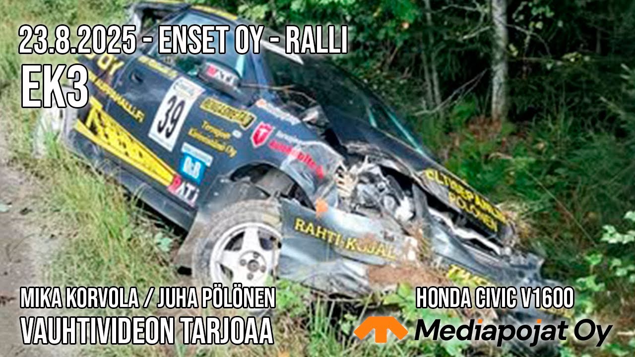23.8.2025 - Enset OY Ralli - EK3 (KAATO)