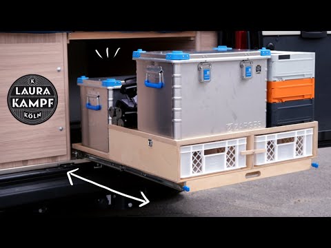 Building a huge storage drawer for my Van! (Tips and