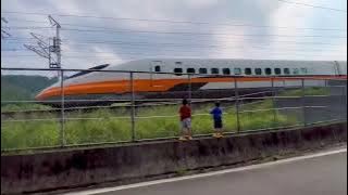 「台灣高鐵」高速音爆通過超震撼