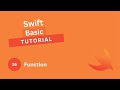 Swift Basic Tutorial #26 - Function
