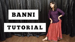 BANNI DANCE TUTORIAL | Rajasthani Song | Nisha V. | DhadkaN Group