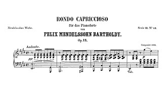 Mendelssohn Rondo Capriccioso Op 14 - Josef Hofmann 1913 - Classics Record Library Swv 6633