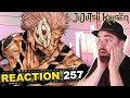 Yuji et sukuna  live reaction chapitre 257 jujutsu kaisen