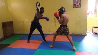 Jin shen vs dragon boxing sparring @dragonfitnesarena