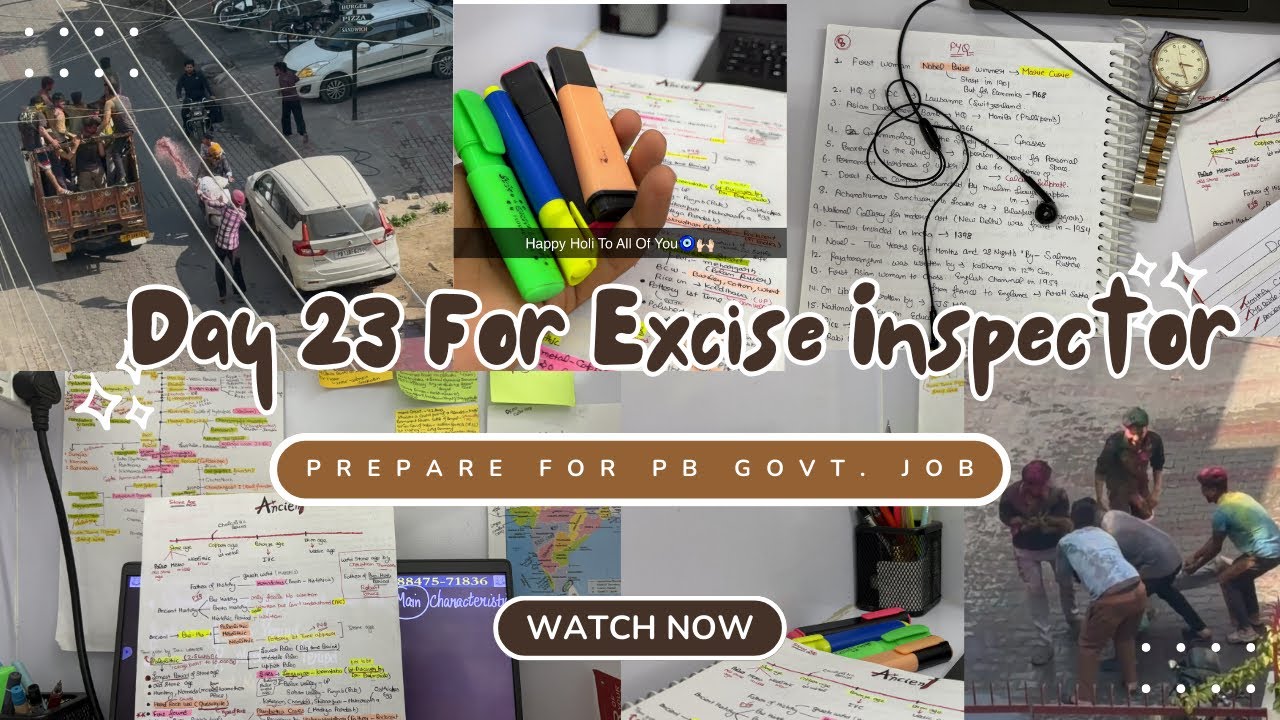 Day 23 | Stone Age Complete | Ancient History | Punjab Govt Exams PYQ | Study Vlog