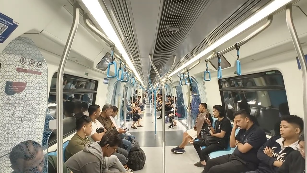 MRT Kajang Line Siemens Inspiro (set 134) from Tun Razak Exchange to Maluri.