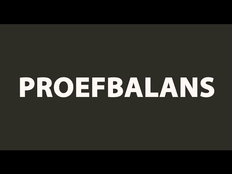 Video: Hoe formateer jy 'n proefbalans?