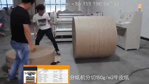 Automatic Kraft Paper Slitter Rewinder Machine Jumbo Paper Slitting and Rewinding Machine Paper Roll