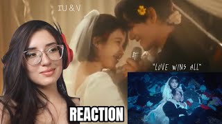 Brazilian reacting to "'Love wins all' MV - IU and V by BTS