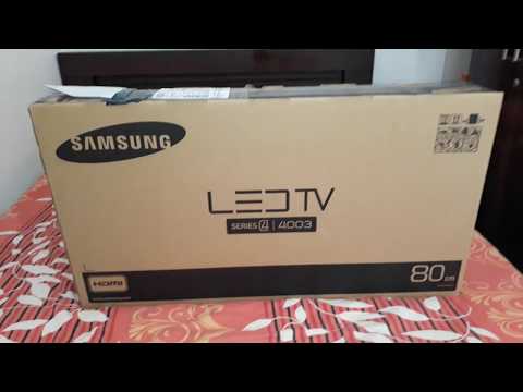 Samsung 32 inch LED TV for Rs14000 on Amazon Unboxing 32J4003-SF HD Ready Samsung 32 inch LED TV for Rs14000 on Amazon Unboxing 32J4003-SF HD Ready