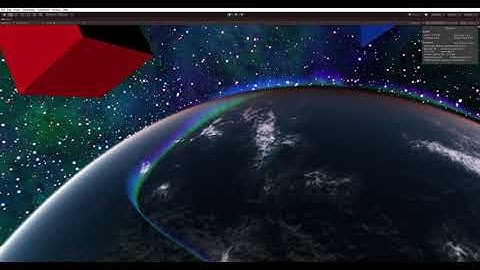 VR Flight test over planet with atmosphere  Unity 2019.3.5f1