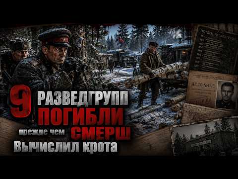 9 РАЗВЕДГРУПП ПОГИБЛИ прежде чем СМЕРШ вычислил крота в разведцентре №4