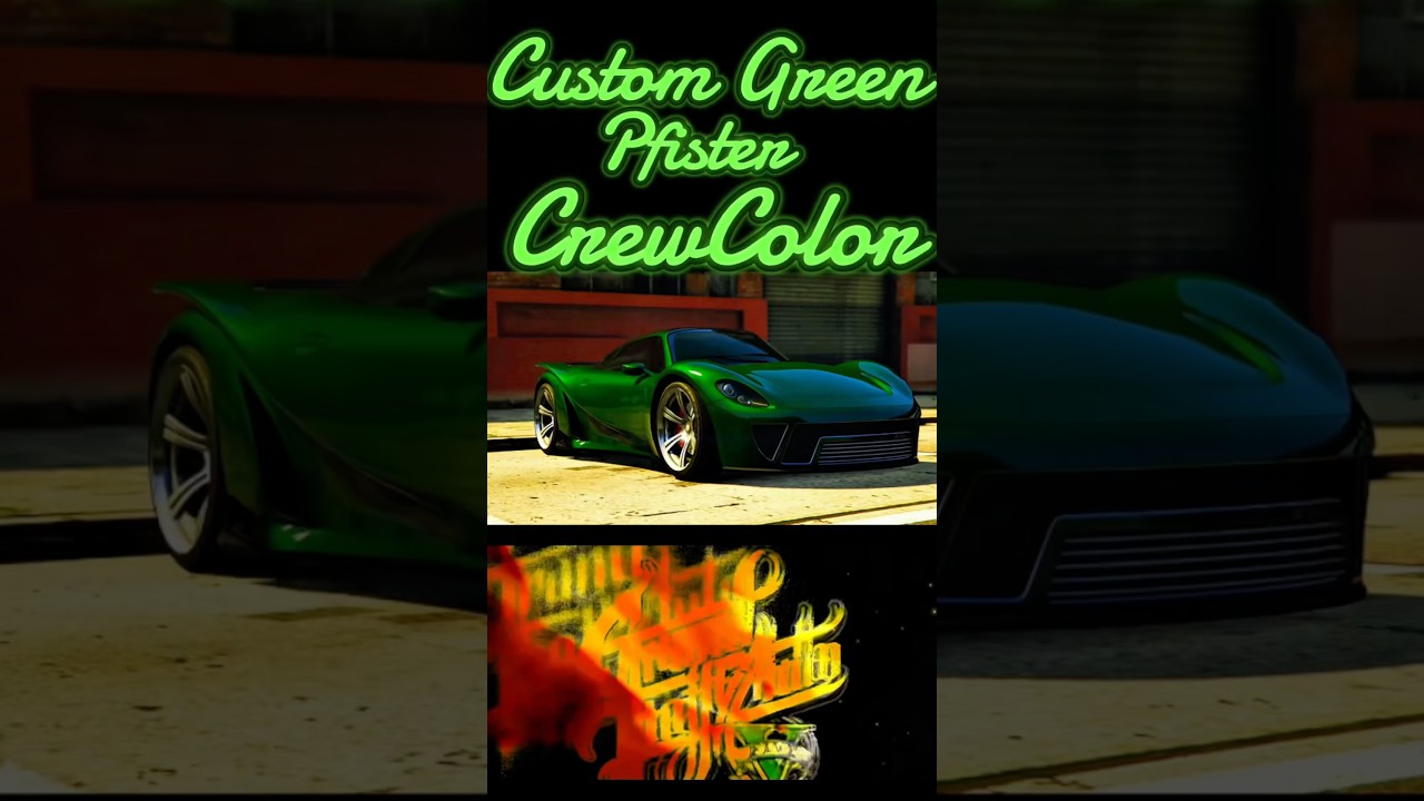 NEW* Epic Custom Green CrewColor in GTA 5: Porsche Hex Code Revealed!