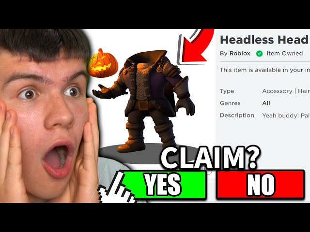 😱 so bekommst du HEADLESS FREE! (roblox/deutsch) 