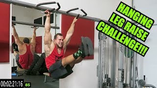 The 100 Hanging Leg Raise Challenge | AB ANNIHILATION!