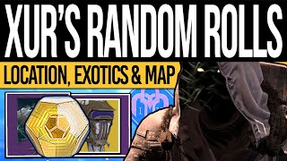 Destiny 2 | XUR'S DLC EXOTICS! NEW Random Rolls, Xur Location, Exotic Loot & Map | 4th September!