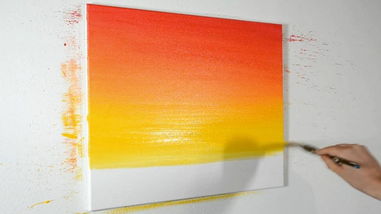 How To Blend Acrylic Paints Narrated Demonstration YouTube