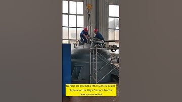 #shorts  Assembling agitator  on the high pressure reactor | WHGCM