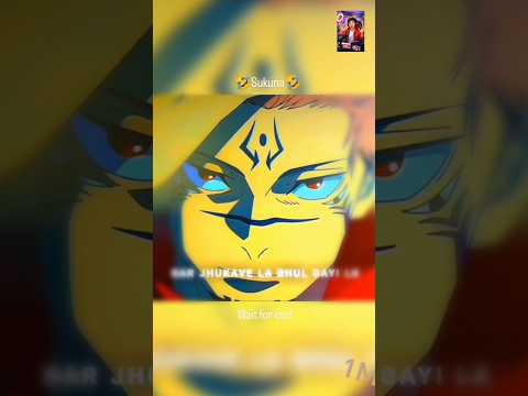 Sukuna is bhojpuri language  🤣 #animeshorts #animelover #animeedit