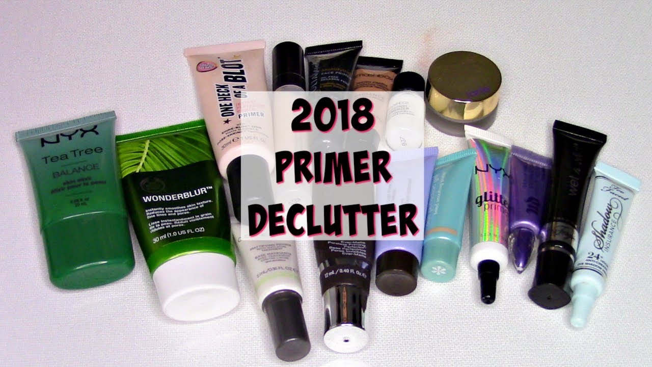 Cruelty Free Primer Declutter 2018 | Face & Eye Primer Declutter
