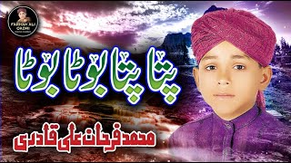 Super Hit Kalaam - Farhan Ali Qadri - Pata Pata Buta Buta - Official Video