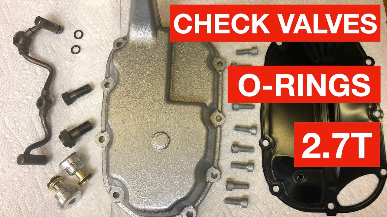Oil Check Valves / Distribution Tube Servicing 2.7T Audi YouTube