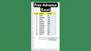 Excel magic tricks #excel #computer #shortfeed #viral #viralvideo