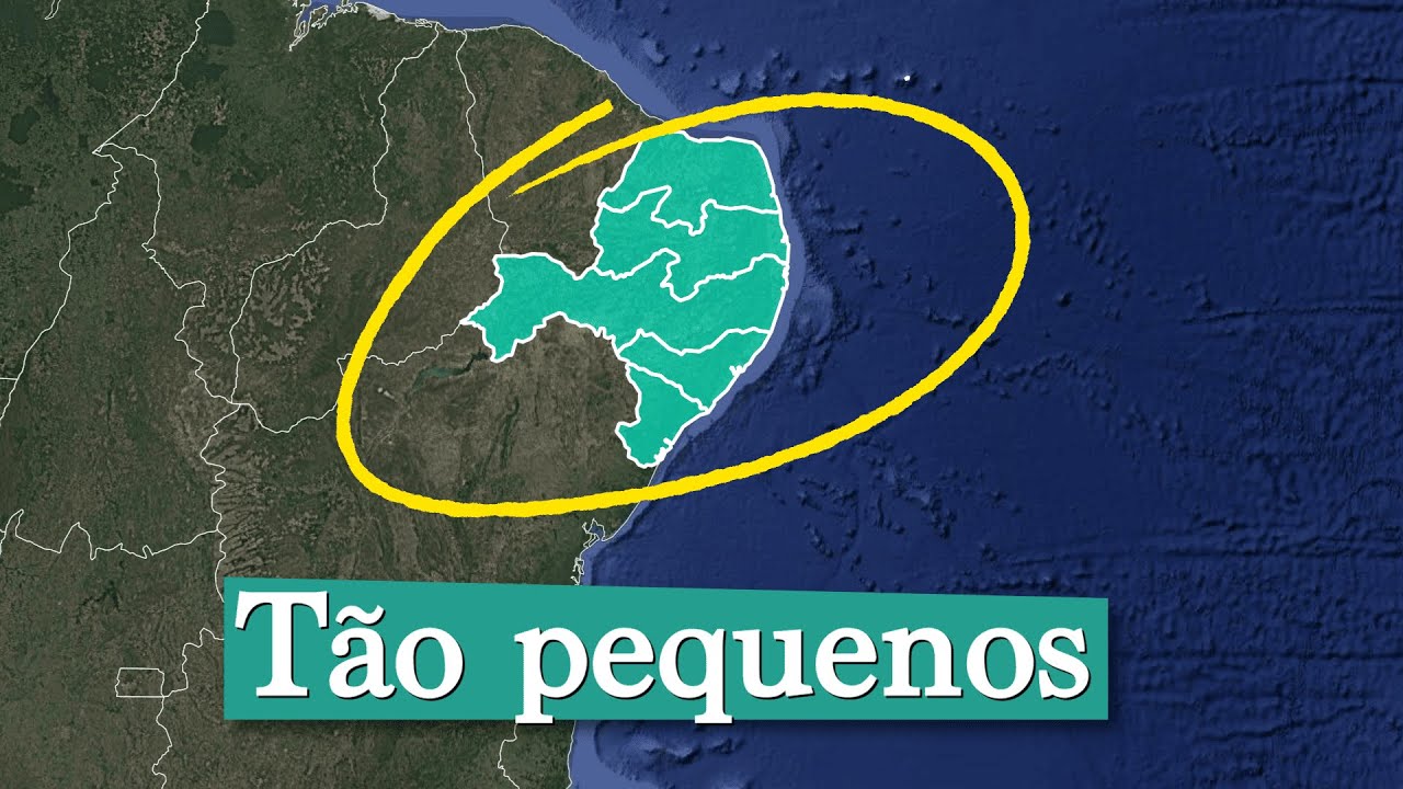 Por que os Estados do Nordeste são tão Pequenos?
