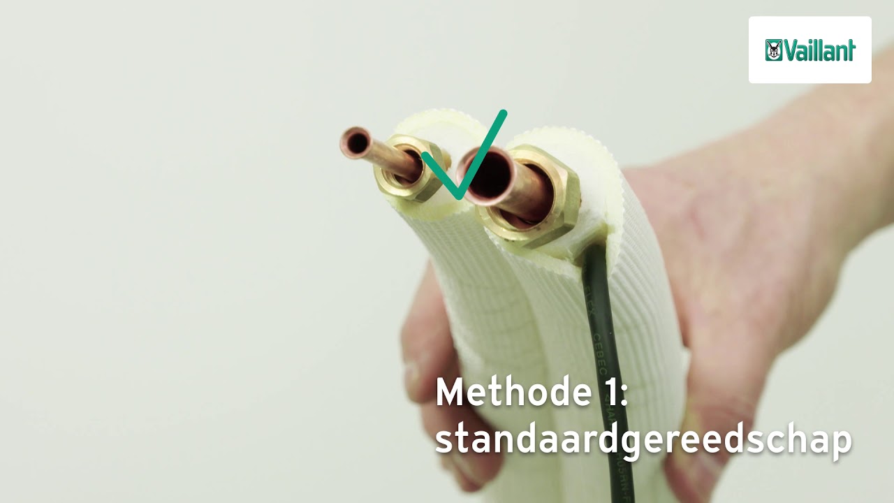 aroTHERM split: Aansluitingen van de buitenunit