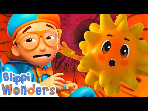 Bless You, Blippi 🤧 Why Do People Sneeze? Health Facts for Kids | Blippi Cartoons for Kids