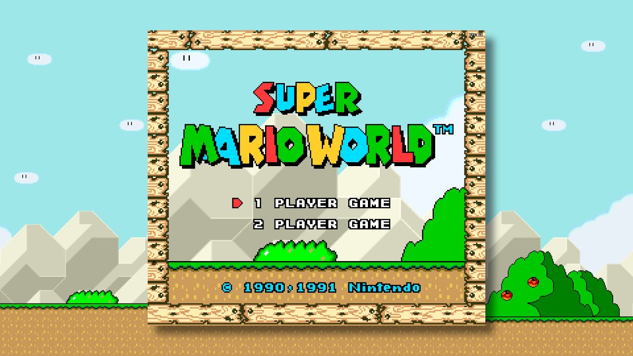 Super Mario World (SNES) [1991] OST – P Switch BGM (Echo / Cave Ver.)