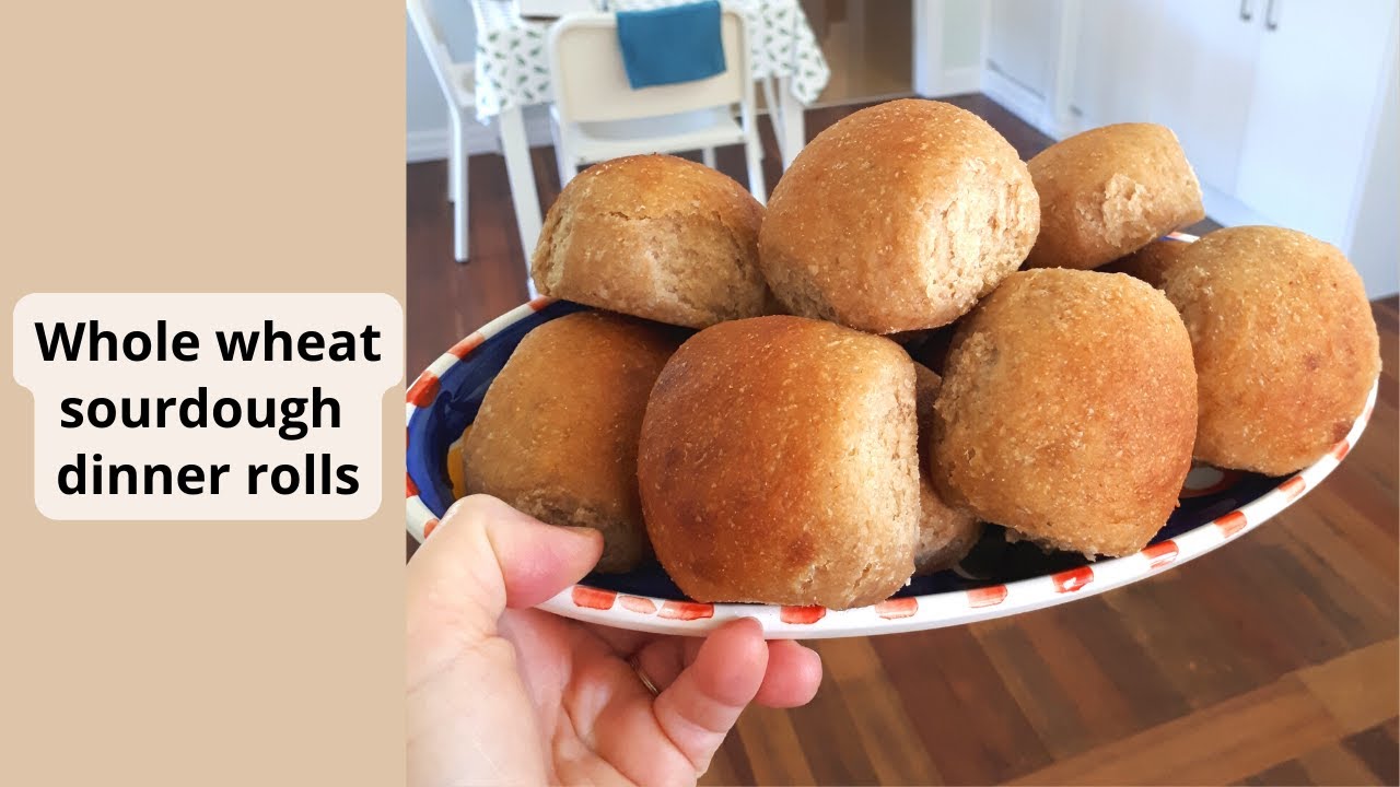 Рецепт булочек на закваске из 100% цельной пшеницы (без дрожжей, понравится и детям)