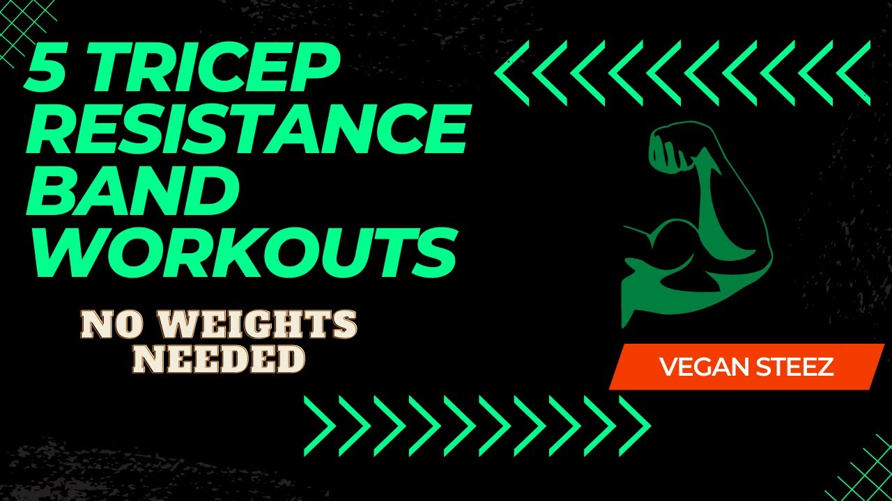 5 Tricep Resistance Band Workouts YouTube