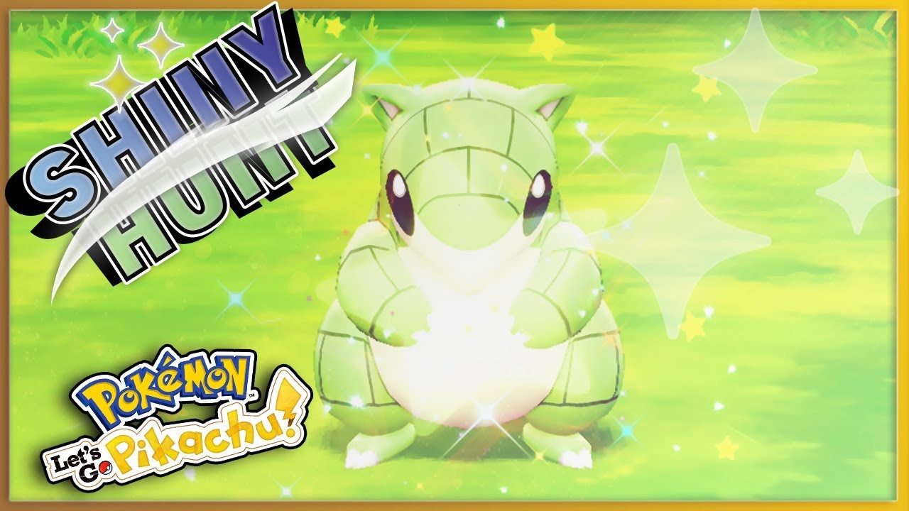 SHINY SANDSHREW (LIVE REACTION) POKEMON LETS GO PIKACHU