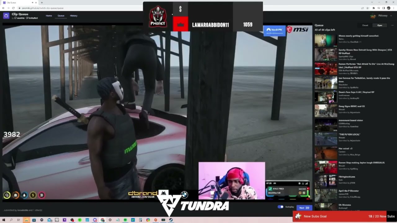 P Money Reacting to The Mandem Vs PD War.. | GTA RP NoPixel 3.0