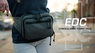 EDC Concealment Fanny Pack Overview #bethedifference #beprepared #stopthebleed #edc #edcgear