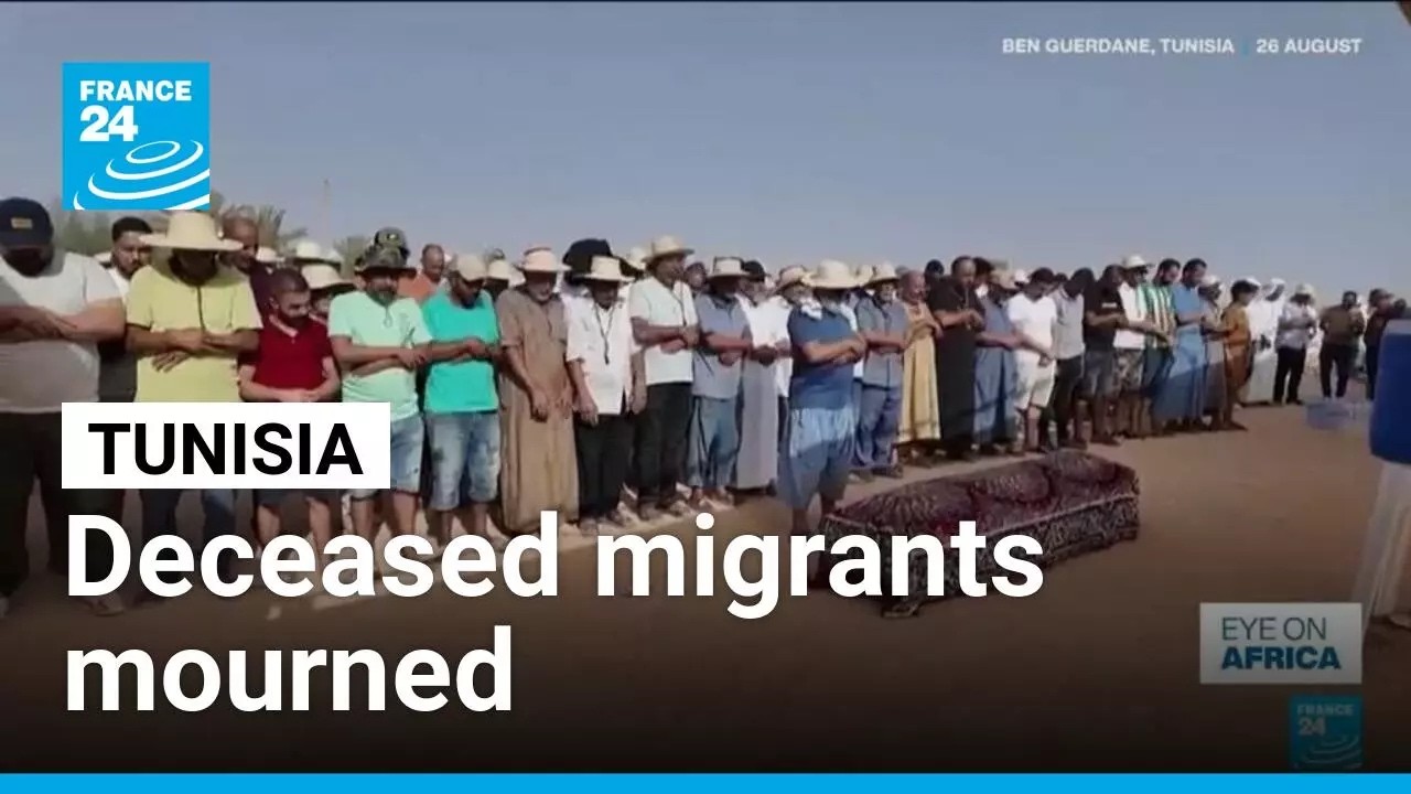 Tunisia mourns deceased migrants after small boat tragedy • FRANCE 24 English